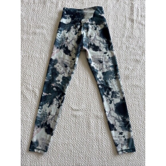Balance Collection Lotus Watercolor Granite Contender Compression Leggings S - Picture 5 of 6